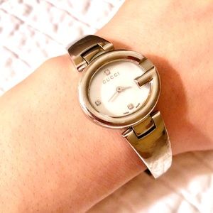 Gucci G Frame Watch with Diamonds